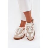 Boto Low Leather Women's Sneakers White-Gold Ismina | shoptok.hr