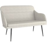  Klupa krem 110 x 76 x 80 cm baršunasta | shoptok.hr