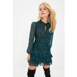 Trendyol Green Patterned Ruffle Dress | shoptok.hr