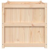  Vrtna sadilica 70 x 70 x 70 cm od masivne borovine | shoptok.hr