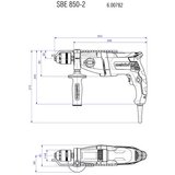 Metabo SBE 850-2 3100 RPM Keyless 2.6 kg Green | shoptok.hr