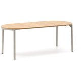Kave Home Proširiv blagovaonski stol s pločom stola u dekoru hrasta u prirodnoj boji 90x120 cm Montuiri – | shoptok.hr