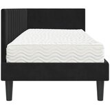  Kutni krevetni okvir s madracem 2 kom. Crna 80 x 200 cm Baršun | shoptok.hr