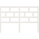  Uzglavlje za krevet bijelo 166 x 4 x 100 cm od masivne borovine | shoptok.hr