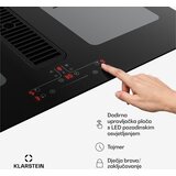 Klarstein Indukcijska ploča za kuhanje Full House s napom | 4 zone za kuhanje | 7335 W | 530 m³/h | 70 cm | shoptok.hr
