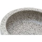Nadgradni Nadpultni umivalnik siv okrogel Φ41x14 cm keramika | Shoptok.si