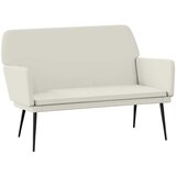  Klupa krem 108 x 79 x 79 cm baršunasta | shoptok.hr