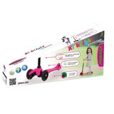 JAMARA romobil za djecu, 3 kotača, svjetla na kotačima, rozi | shoptok.hr