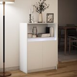  Komoda s LED svjetlima bijela 72x34x100 cm konstruirano drvo | Eponuda.com