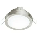 Eglo Ugradbena LED svjetiljka Pineda 1 (6 W, Mat nikal, Topla bijela, IP44)