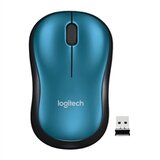 Logitech - Miš M185, plavi, bežični, mini | shoptok.hr