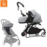 Stokke yoyo³ otroški voziček 2v1 newborn pack 0+ stone (white frame) Cene