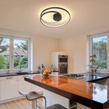 Brilagi - TWISTER LED stropno svetlo, prigušiva, LED/48W/230V, Ø 50 cm, crna + daljinski upravljač | Eponuda.com
