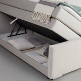 Bessagi Home Postelja Boxspring Leonora, Bež, Z Nadvložkom, 200x200 | Shoptok.si