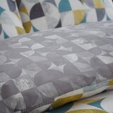Catherine Lansfield Siva posteljina za krevet za jednu osobu 135x200 cm Retro Circles – | shoptok.hr