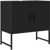 Maison Chic Omarica za umivalnik - Umivalniška omarica črna 60x33x60 cm inženirski les, (21758879) Cene