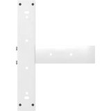  Noge za klub stolić T-oblika 2 kom Bijele 50x25x(42-43) cm Čelik | shoptok.hr