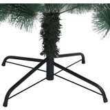 vidaXL Umjetno osvetljeno božićno drevo s setom kroglic Zelena 210 cm | Shoptok.si