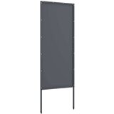 vidaXL Dekorativna ploča za vrt Antracitno siva 50 x 140 cm | shoptok.hr