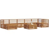  Set vanjskih sofa 8 pcs Prirodna | shoptok.hr