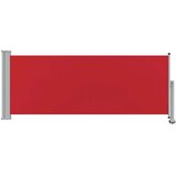 vidaXL Zložljiva stranska tenda za teraso 100x300 cm rdeča, (20610933) | Shoptok.si
