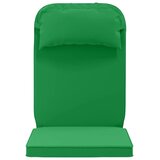  Jastuk za sunčanje 100% poliester Zelena 55 x 124 x 5 cm - Zelena Poliester | shoptok.hr