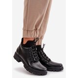 Boto Low Women's Insulated Boots Made Of Eco Leather Black Erisabelle | ePonuda.com