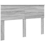  Uzglavlje s uzglavljem Siva Sonoma 150 cm Konstruirano drvo | shoptok.hr