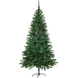  Božićno drvce s 150 LED svjetlima s stalakom Zelena 150 cm PE | Eponuda.ba
