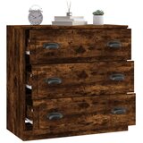  Komoda boja dimljenog hrasta 70x35,5x67,5 cm konstruirano drvo | shoptok.hr