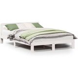 vidaXL Okvir kreveta bez madraca bijeli 150x200 cm od masivne borovine | shoptok.hr