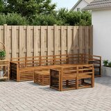  Setovi sofa Čvrsto drvo akacije | shoptok.hr