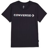 Converse Majice s kratkimi rokavi Floral Logo Graphic Črna | Shoptok.si
