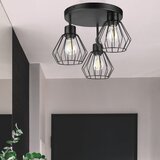 LAMKUR Plafonski luster AUDREY 3xE27/60W/230V, crne boje | Eponuda.com