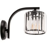 Toolight Kristalna zidna svjetiljka metalna crna APP512-1W | shoptok.hr