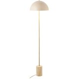House Nordic Bež stoječa svetilka s kovinskim senčilom (višina 155 cm) Sheffield – | Shoptok.si