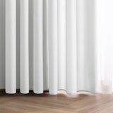 Restilo CARLI curtain, colour white, plain, classic style, ties 25 x 1.5 cm, fabric type Oxford, 140 x 250 cm | shoptok.hr