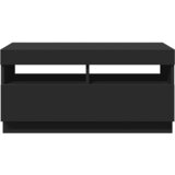 TV ormarić s LED svjetlima crni 80x35x40 cm | shoptok.hr