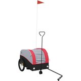  The Living Store Kolesarska prikolica črna in rdeča 30 kg železo - Kolesarska Prikolica, (21499231) | Shoptok.si