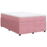 Maison Chic Box spring postelja - Vzmetna postelja z vzmetnico roza 120x190 cm žamet SL5018, (21888077) | Shoptok.si