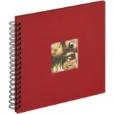 fun red spiral 26x25 40 black pages SA108R
