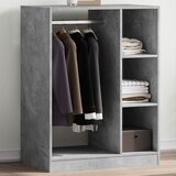  Ormar siva boja betona 77x48x102 cm od konstruiranog drva | Eponuda.com