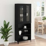  Highboard Crni hrast 69,5 x 34 x 180 cm Konstruirano drvo | shoptok.hr