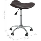  Salonski stolac od umjetne kože smeđi | shoptok.hr