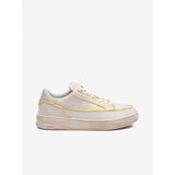 Diesel White Men's Sinna Leather Sneakers - Men's Cene