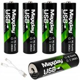  4x samopolnilna akumulatorska baterija AA li-ion 1466mAh USB-C Cene