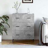 Komoda siva boja betona 69 5x34x90 cm od konstruiranog drva | shoptok.hr
