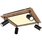  Stropna spot svjetiljka Ulla (24 W, D x Š x V: 45 x 45 x 13 cm, Crna, Ostalo) Cijene