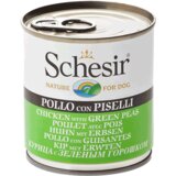 Schesir Ekonomično pakiranje mokra hrana 12 x 285 g - Piletina s graškom Cijene