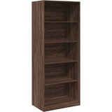  The Living Store Garderobna omara rjavi hrast 80x50x200 cm inženirski les - Garderobna Omara, (21497259) | Shoptok.si